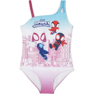Marvel Kids'  Spider-man One Piece Swimwear In Blue