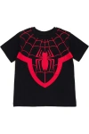 Marvel Spider-man Short Sleeve T-shirt In Black