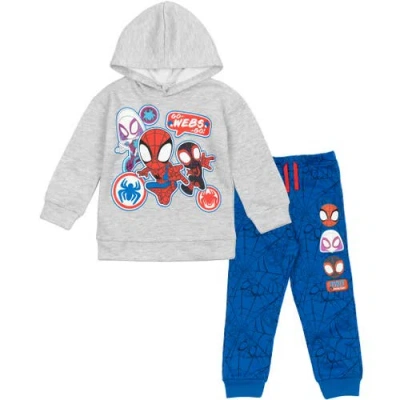 Marvel Kids'  Spidey And His Amazing Friends 2-piece Fleece Hoodie And Pants Set In Multi