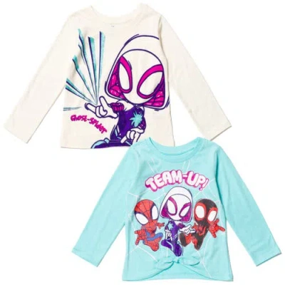 Marvel Kids'  Spidey And His Amazing Friends 2-piece Long Sleeve T-shirts In Neutral