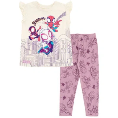 Marvel Kids'  Spidey And His Amazing Friends 2-piece T-shirt And Leggings Set