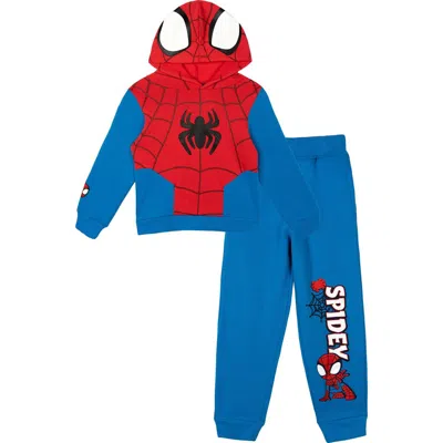 Marvel Kids'  Spidey And His Amazing Friends Fleece Hoodie And Pants Set In Multi