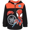 Marvel Spidey And His Amazing Friends Half Zip Hoodie In Animal Print