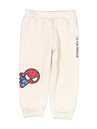 Pre-owned Marvel Kids' Sweatpants In Ivory
