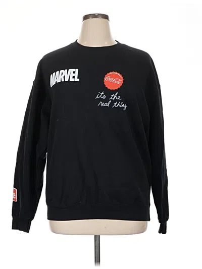 Pre-owned Marvel Sweatshirt In Black