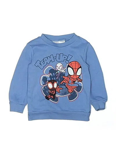 Pre-owned Marvel Kids' Sweatshirt In Blue