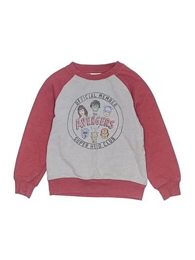 Pre-owned Marvel Kids' Sweatshirt In Burgundy