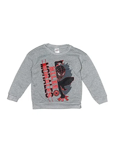 Pre-owned Marvel Kids' Sweatshirt In Gray