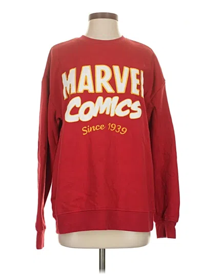 Pre-owned Marvel Sweatshirt In Red
