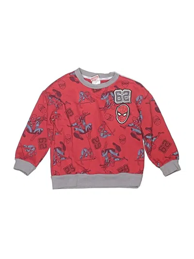 Pre-owned Marvel Kids' Sweatshirt In Red