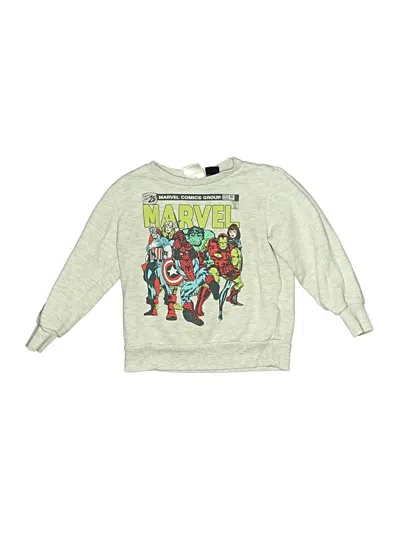 Pre-owned Marvel Kids' Sweatshirt In Silver