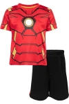 Marvel T-shirt & Mesh Shorts Set In Multi