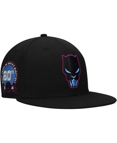 Marvel Kids' Youth Boys And Girls Black Black Panther  60th Anniversary Snapback Hat