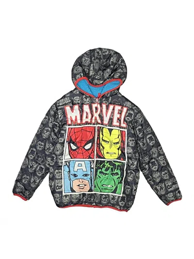 Pre-owned Marvel Kids' Zip Up Hoodie In Blue