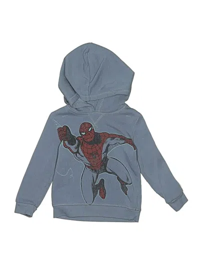 Pre-owned Marvel Kids' Zip Up Hoodie In Blue