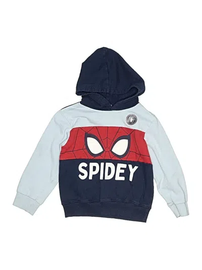 Pre-owned Marvel Kids' Zip Up Hoodie In Blue
