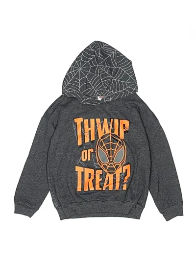 Pre-owned Marvel Kids' Zip Up Hoodie In Gray