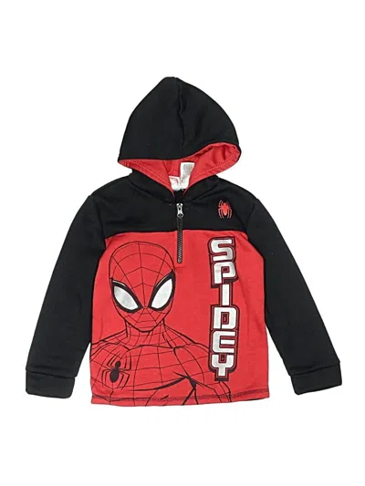 Pre-owned Marvel Kids' Zip Up Hoodie In Red