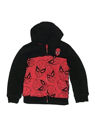 Pre-owned Marvel Kids' Zip Up Hoodie In Red