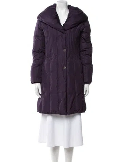 Pre-owned Marvin Richards Down Coat In Purple