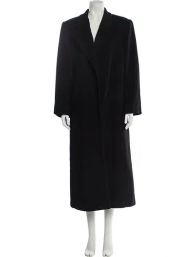 Pre-owned Marvin Richards Faux Fur Coat In Black