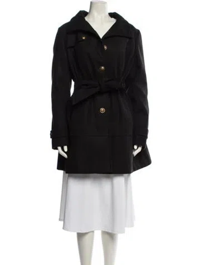 Pre-owned Marvin Richards Peacoat In Black