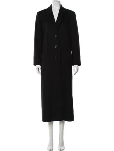 Pre-owned Marvin Richards Wool Coat In Black