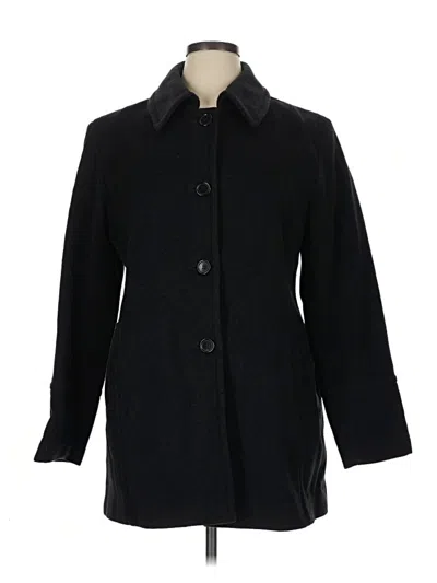 Pre-owned Marvin Richards Wool Coat In Black