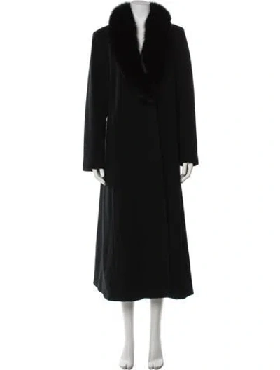 Pre-owned Marvin Richards Wool Coat In Blue