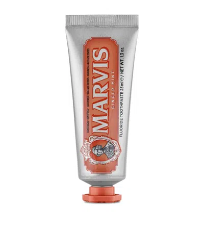 Marvis Ginger Mint Fluoride Toothpaste (25ml) In Multi