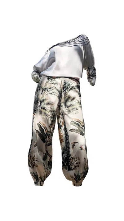 Mary&mary Women's White Mirage Oasis Blouse