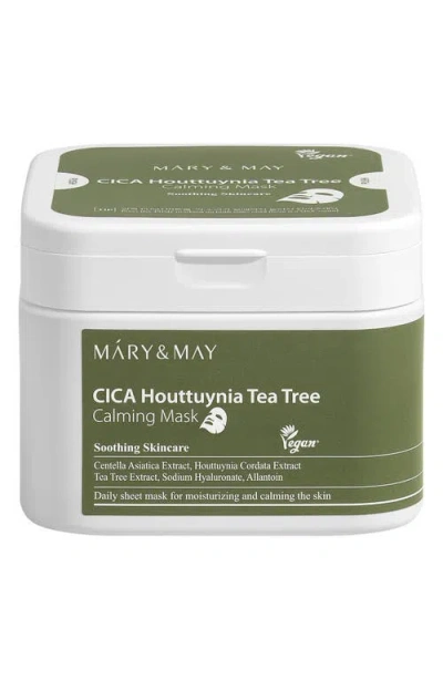 Mary&may Cica Houttuynia Tea Trea Calming Mask In Transparent