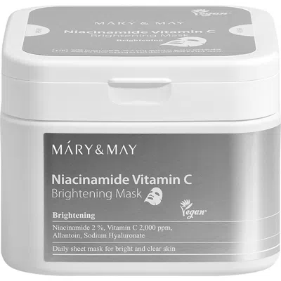 Mary&may Niacinamide Vitamin C Brightening Mask In Transparent