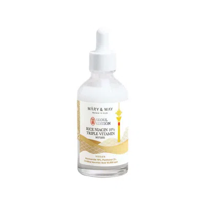 Mary&may Unisex Rice Niacin 10% Triple Vitamin Serum 2.71 oz 8809670682682