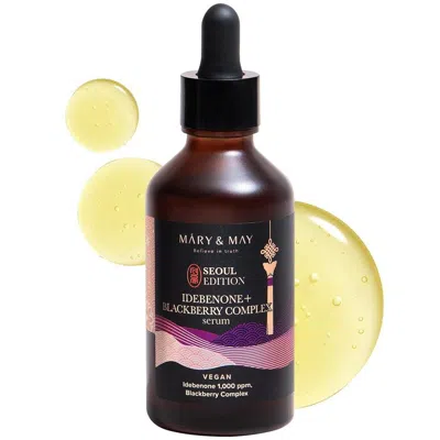 Mary&may Unisex Vegan Idebenone+ Blackberry Complex Serum 2.82 oz 8809670682712