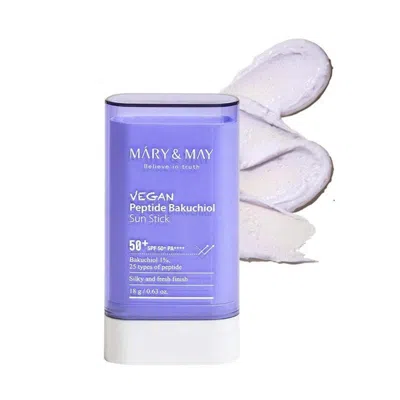 Mary&may Unisex Vegan Peptide Bakuchiol Sun Stick 0.63 oz 8809670682033