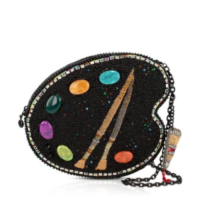 Mary Frances Accessories Brushstrokes In Black