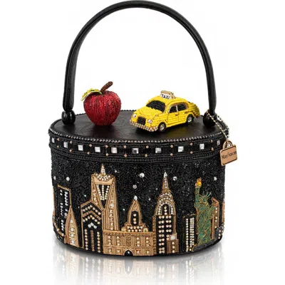 Mary Frances Accessories City Lights Top Handle Handbag In Black