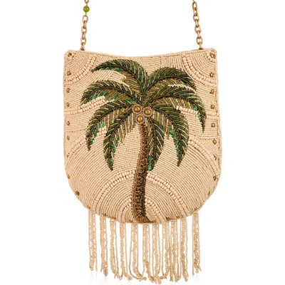 Mary Frances Accessories Coconutty Crossbody Handbag In White