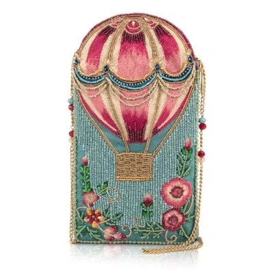 Mary Frances Accessories Full Of Hot Air Crossbody Phone Bag In Blue