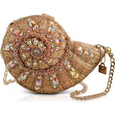 Mary Frances Accessories Gold Coast Crossbody Handbag