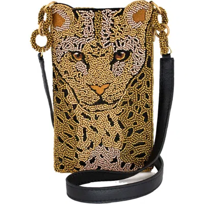 Mary Frances Accessories Gone Wild Crossbody Phone Bag In Gold