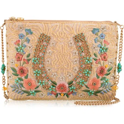 Mary Frances Accessories Iron Luck Mini Handbag In Sand