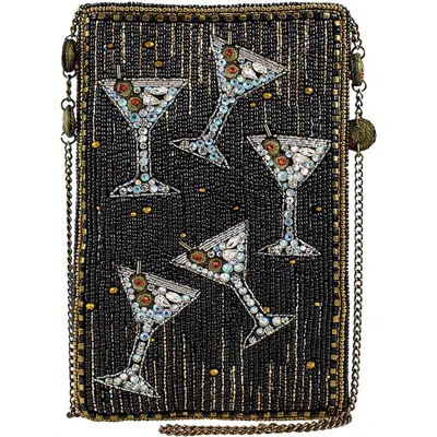 Mary Frances Accessories Sip Happens Mini Handbag In Black