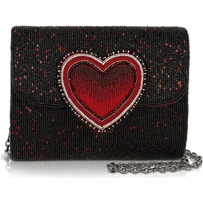 Mary Frances Accessories True Love Handbag In Black