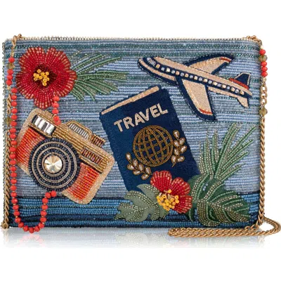 Mary Frances Accessories Where To Next? Crossbody Handbag In Blue