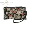 Mary Frances Jewelry Box Beaded Wallet Wristlet Purse In Multi