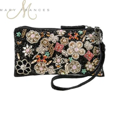 Mary Frances Jewelry Box Beaded Wallet Wristlet Purse In Multi