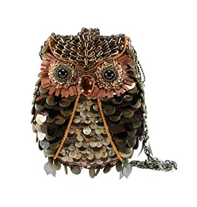 Mary Frances What A Hoot Owl Purse Hand Bag In Brown