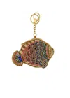 Mary Frances Women's Shimmer Fish Coin Purse In Multi In Gold